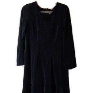 Hanna Andersson Velvet Dress Black